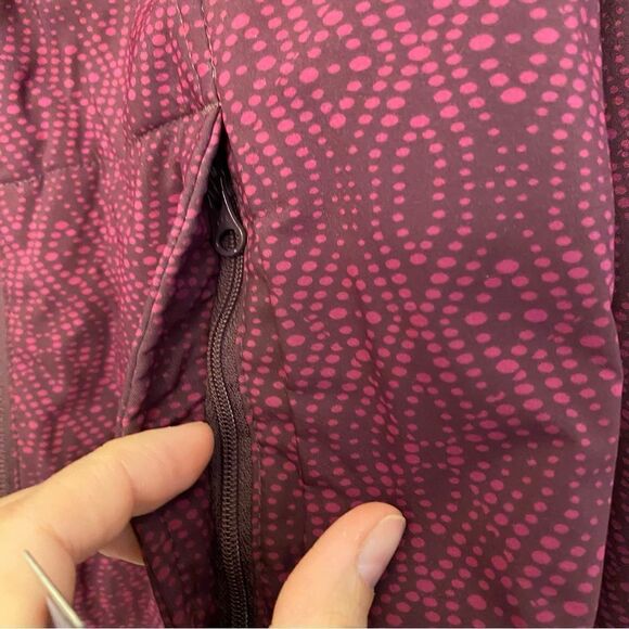 Columbia soft shell omni shield fleece lined hooded asymmetrical zip jacket S - Picture 4 of 13